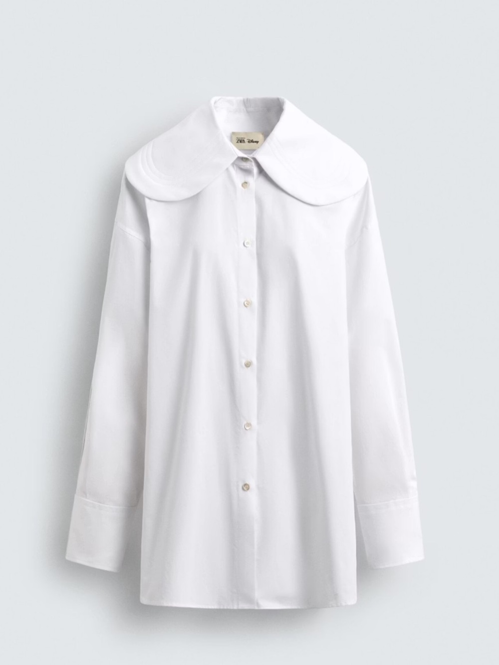 Zara x Disney Harry Lambert white poplin shirt 4772/161